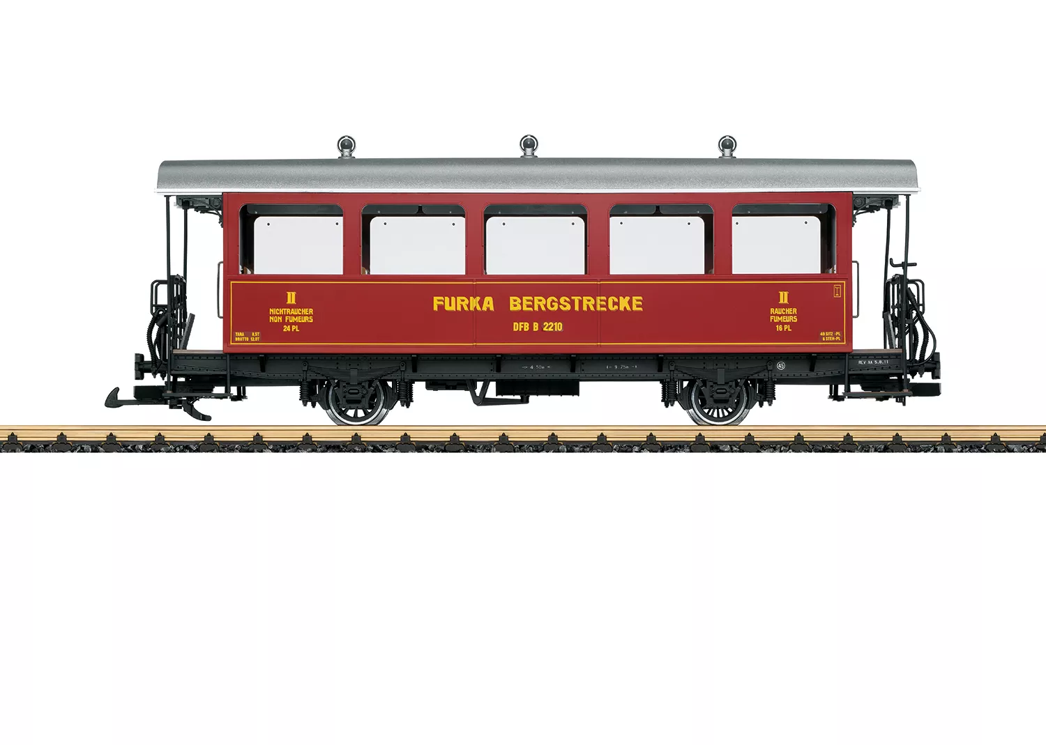LGB 30562 DFB Passenger Car, Car No. B 2210