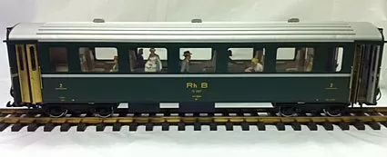 LGB 3167 Green RhB 2nd Class Coach No Box, Collection Item