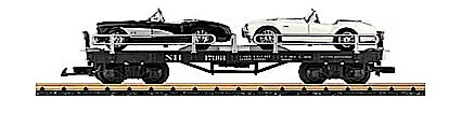 LGB 40596 Automobile Transport Car with 2 American Muscle Cars