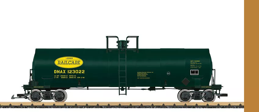 LGB 40872 DNAX "Railcare" Tank Car w/Metal Wheels