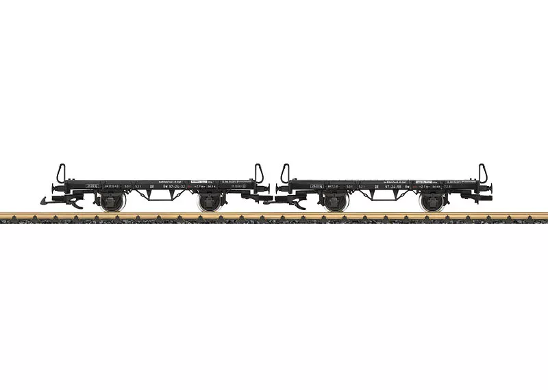 LGB 41038 MBS "Schönheide" Flat Cars (2), Era VI
