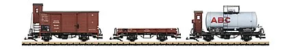 LGB 43230 3-Car Freight Set - Ready to Run - Exclusive