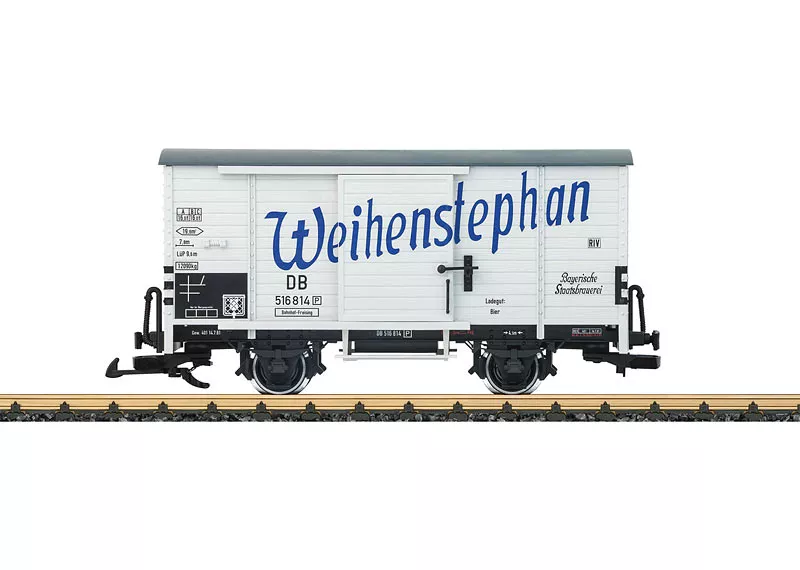 LGB 43357 "Weihenstephan" Beer Car w/Metal Wheels