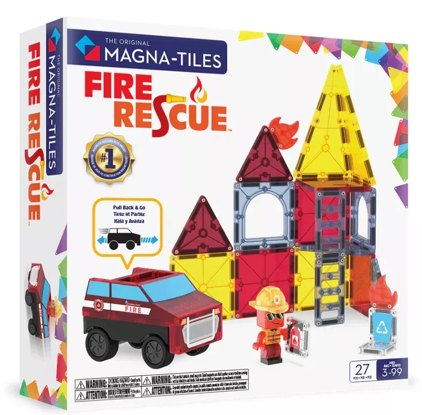 Magna-Tiles Fire Rescue 27 piece set