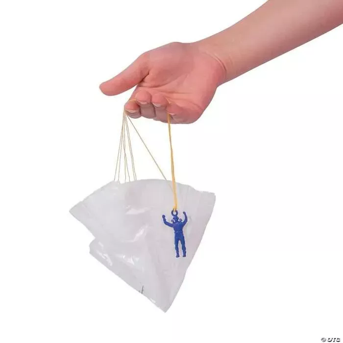 Mini Paratroopers with Parachutes – 4320 Pieces
