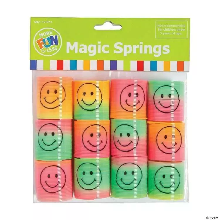 Mini Rainbow Emoji Springs, 960 Pack