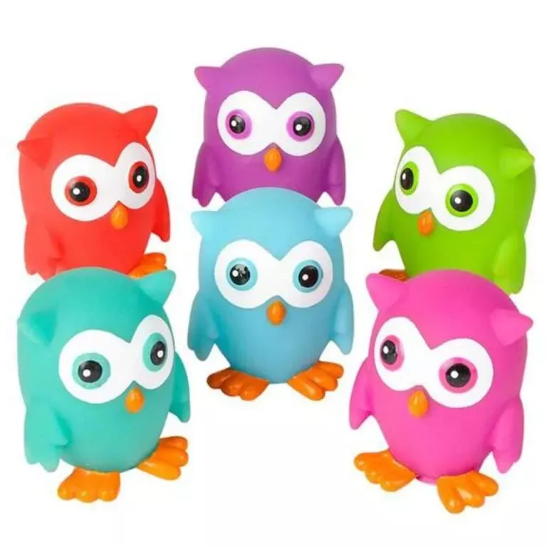 Mini Rubber Cute Hoots Owls (288 Count)