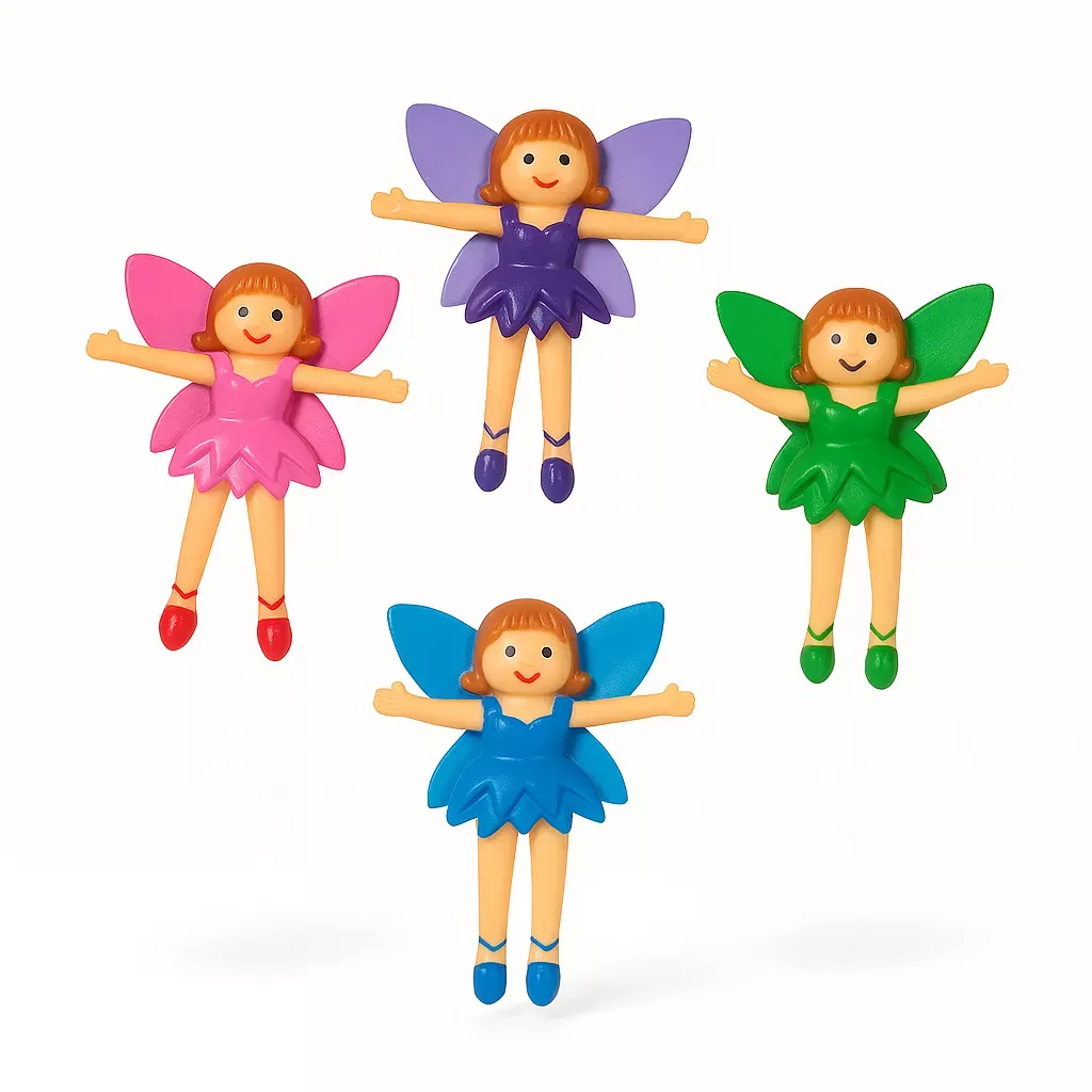 Mini Vinyl Fairy Bendables Toys – 180 Pieces