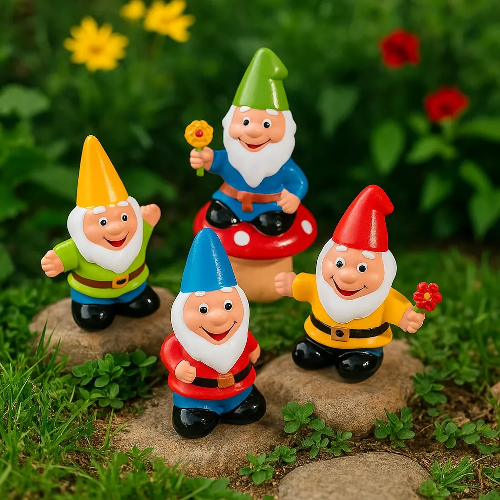 Mini Vinyl Gnome Characters – 240 Pieces