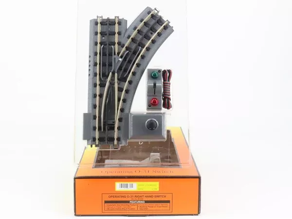 O Gauge 3-Rail MTH 40-1004 Operating O-31 Right Hand Switch Track Piece