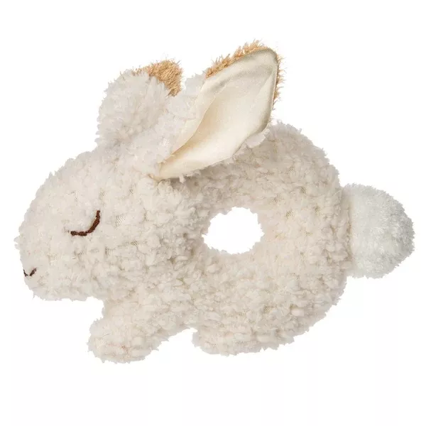 Oatmeal Bunny Ring Rattle