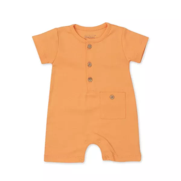 Orange Short Playsuit