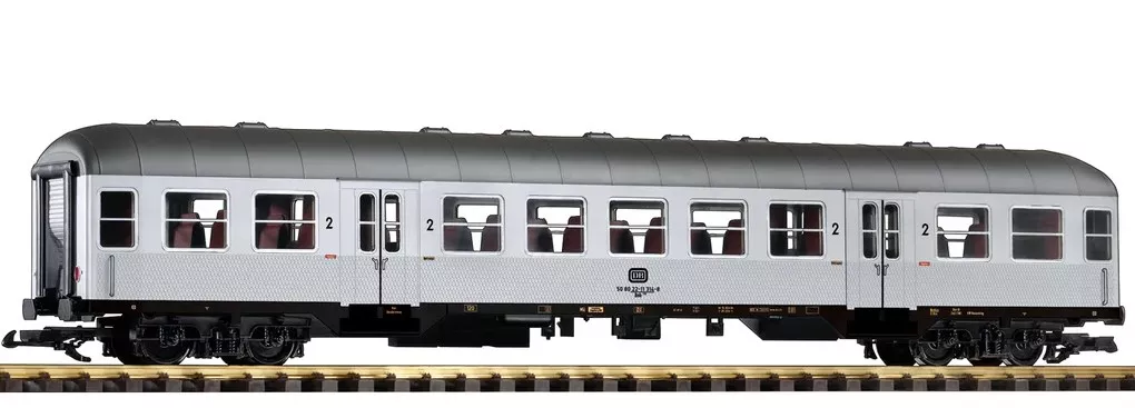 PIKO 37631 DB IV Silver Coin Coach 2.Cl., Stainless