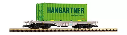 PIKO 37712 SBB VI Flat with "Hangartner" 20' Container