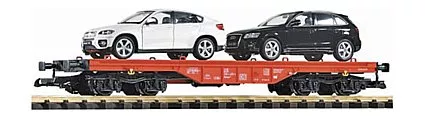PIKO 37714 DB VI Flatcar with two SUVs