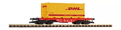PIKO 37718 DB VI Flat Car w/DHL 20' Container