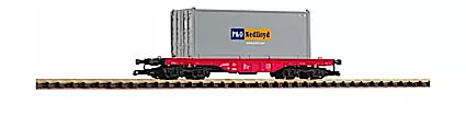 PIKO 37727 NS VI Flat Car w/ P&O Nedlloyd 20' Container
