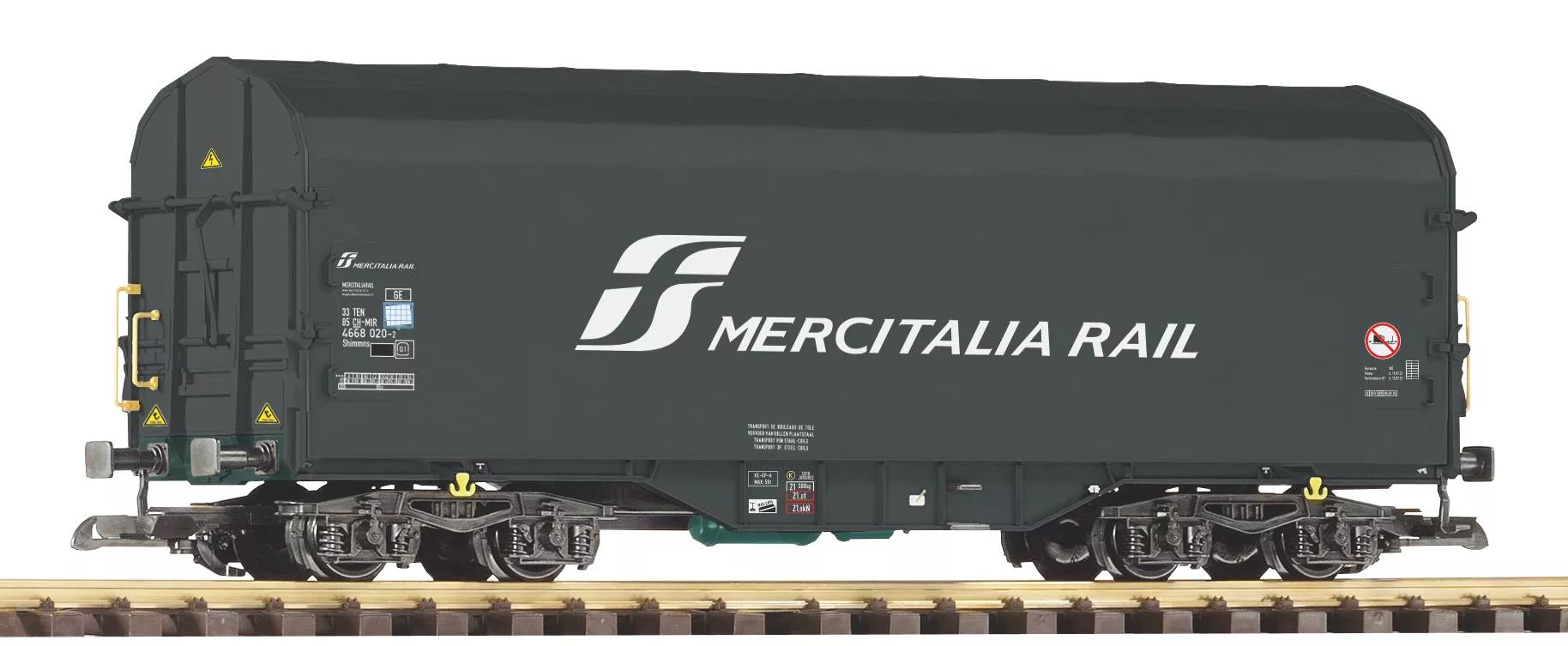 PIKO 37746 Mercitalia VI Shimmns Tarp Car