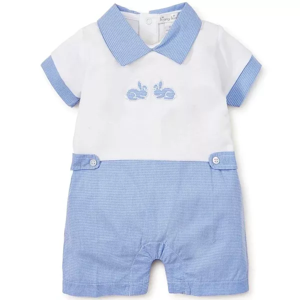 Pique Bunny Hop Short Playsuit