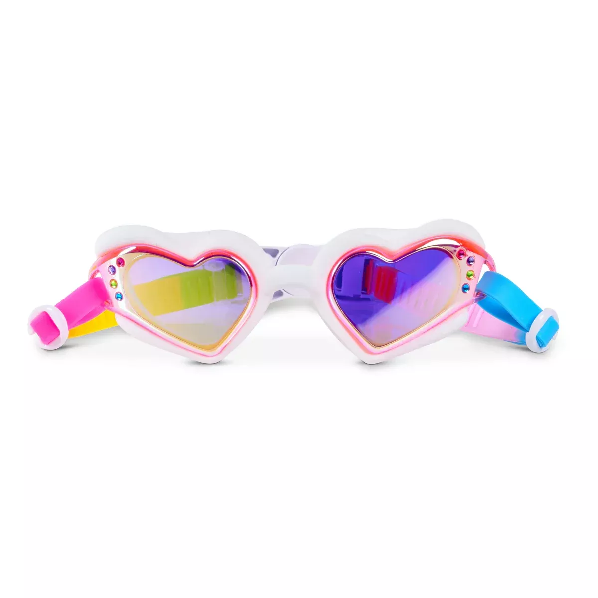 Plush Crush Heart Purely Yours White Swim Goggles