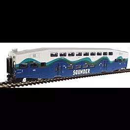 Ready-To-Roll(TM) Bombardier Bi-Level Commuter Cab Car -- Sounder