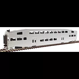 Ready-To-Roll(TM) Bombardier Bi-Level Commuter Cab Car -- Undecorated