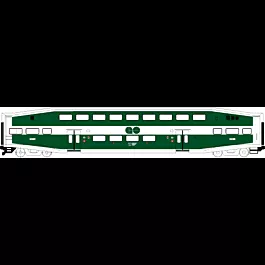 Ready-To-Roll(TM) Bombardier Bi-Level Commuter Coach -- GO Transit