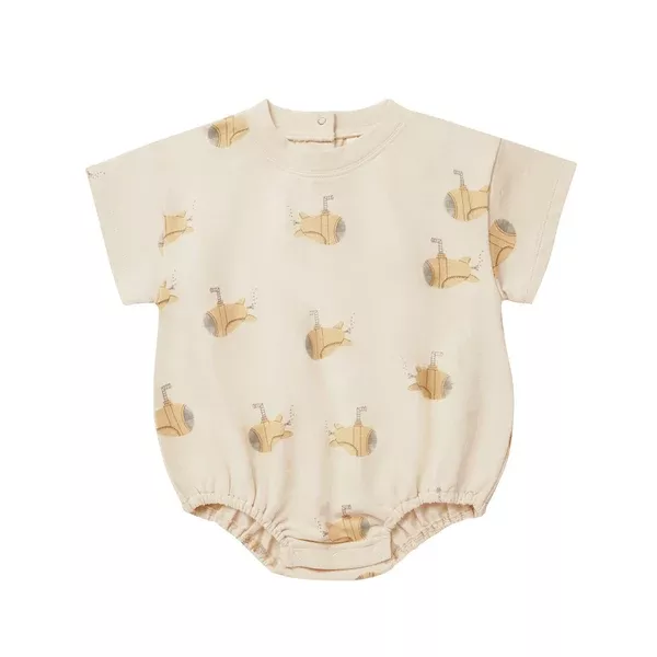 Relaxed Bubble Romper - Submarine