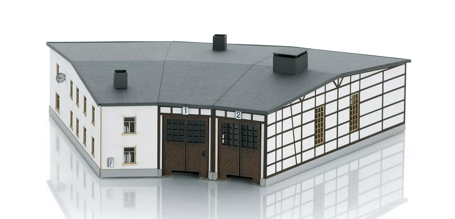 "Rottweil" Roundhouse Locomotive Shed Building (Laser Cut) Kit