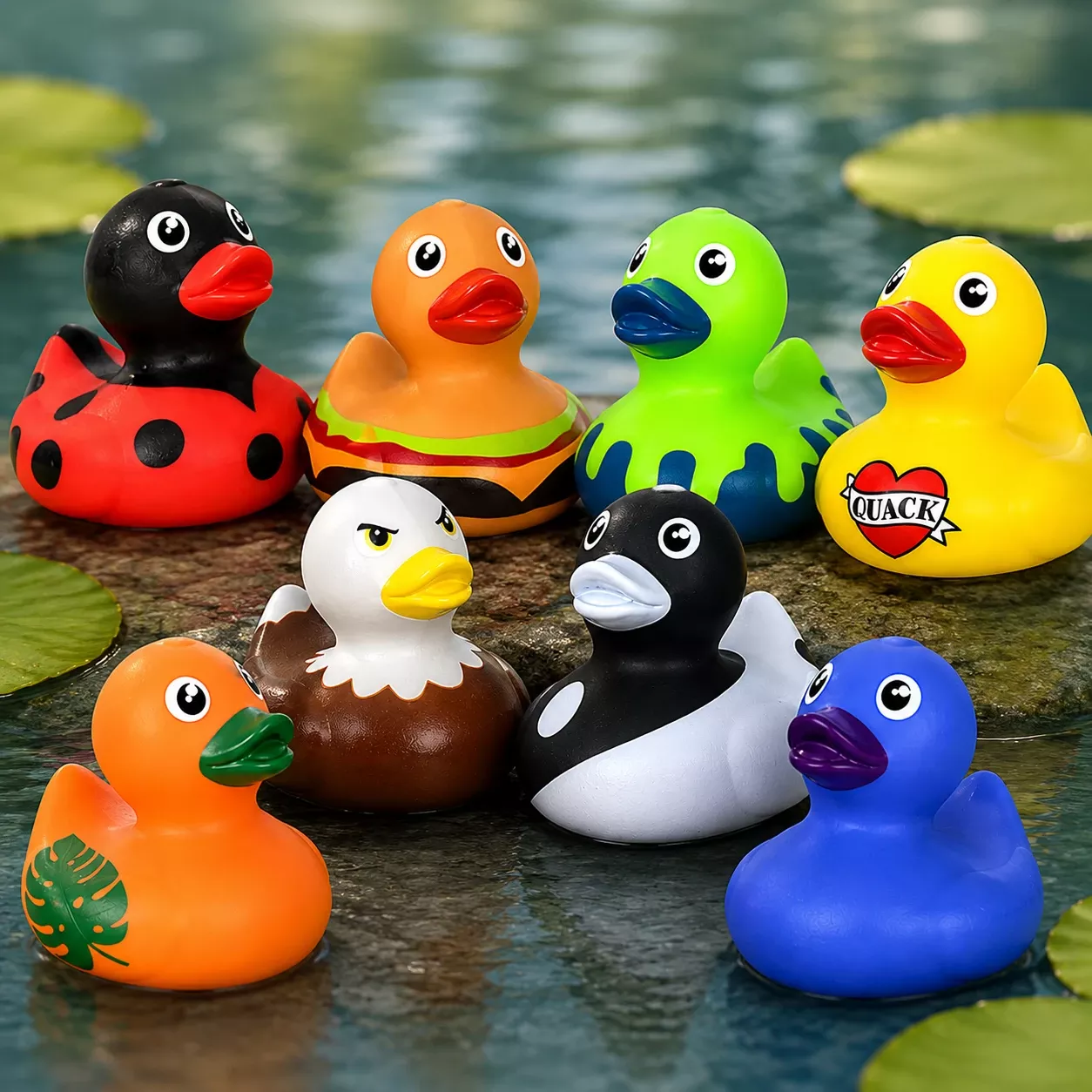 Rubber Ducks 2 inch Assorted Mix