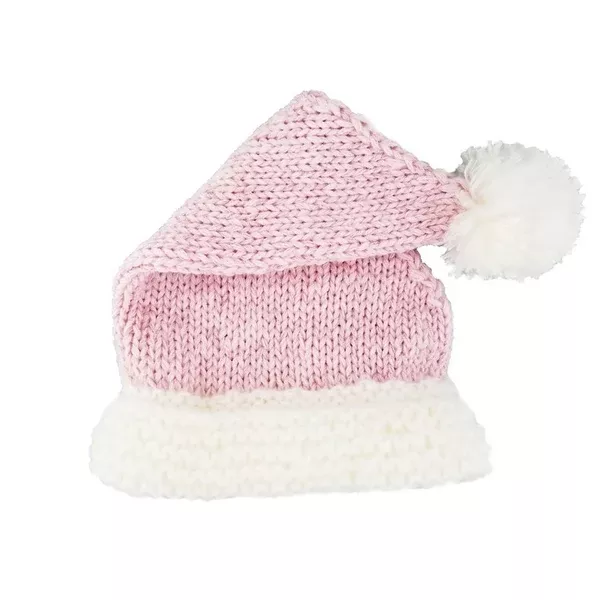 Santa Pink Sparkle Stocking Hat
