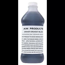 Scenery Solutions (Weathering Liquid; 16 Ounces) -- Grungy Grimy Black