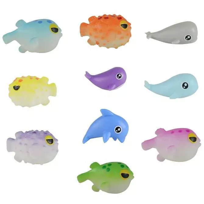 Squishy Fish Toys (100pcs) | Ocean Figurines