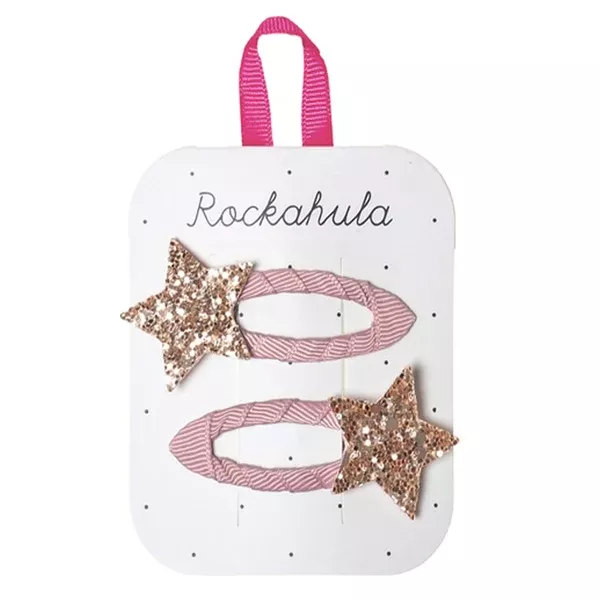 Stardust Glitter Clips Pink
