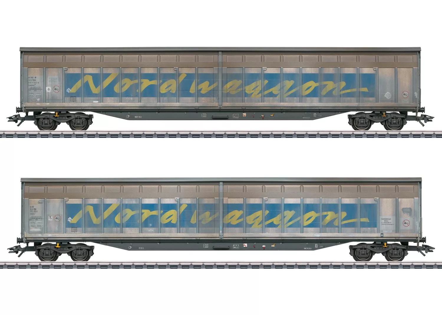 'Transwaggon' Sliding Wall Boxcar Set (Factory Sold Out)