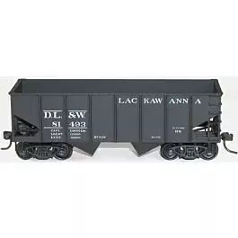 USRA 2-Bay 55-Ton Open Hopper - Kit -- Delaware, Lackawanna & Western #81493 (black)