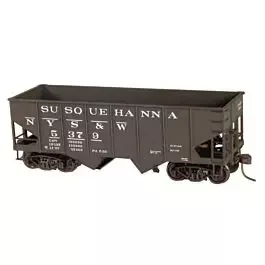 USRA 55-Ton 2-Bay Open Hopper - Kit -- New York, Susquehanna & Western (black)