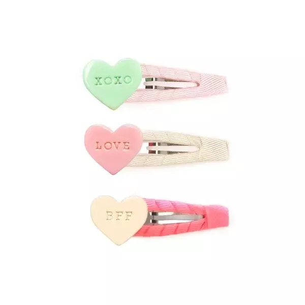 VAL-Heart Snap Clip Set