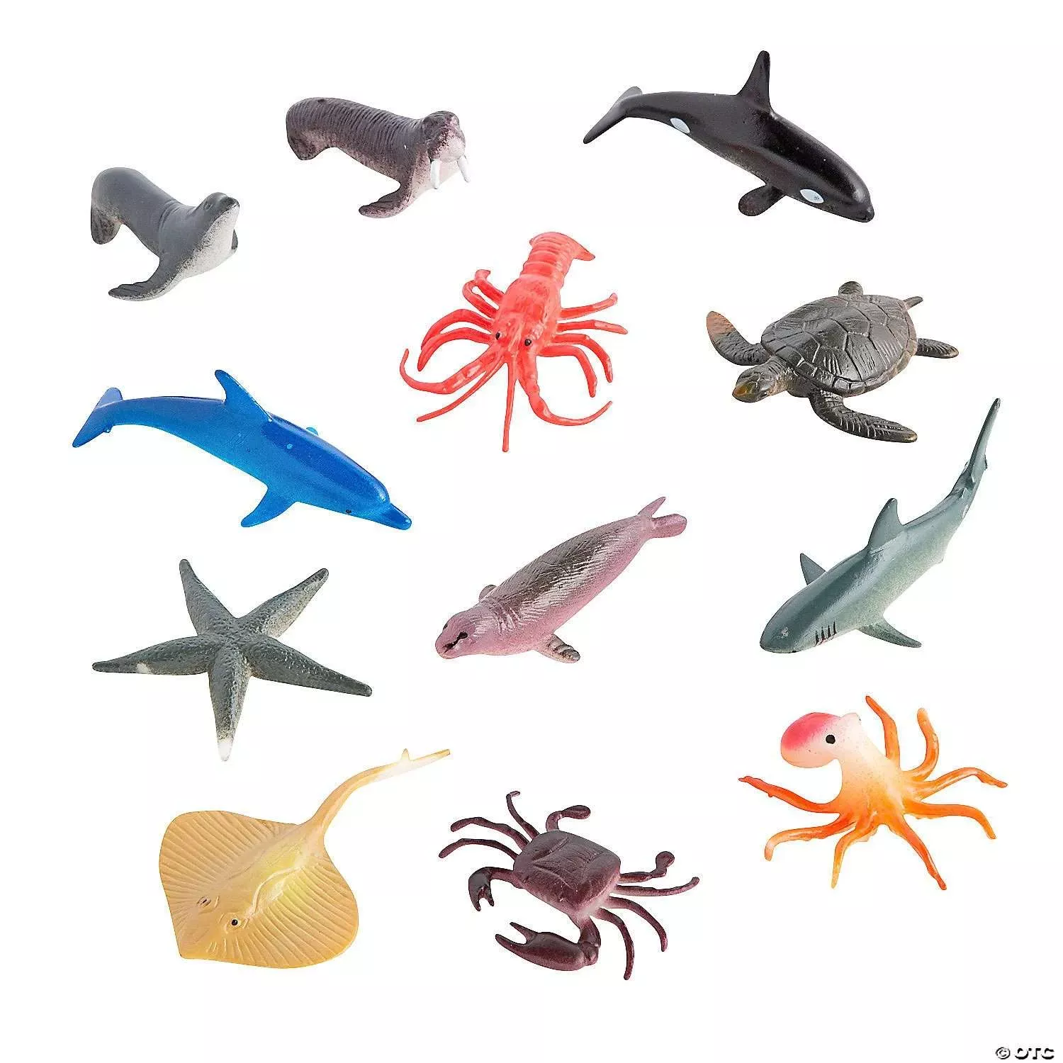 Vinyl Sea Animal Toys – 6 Dozen