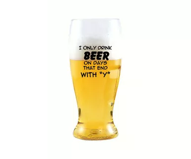 ZEE'S CREATIONS - I Only Drink Beer On Days EverDrinkware Beer Tumbler (ED1003-B1)